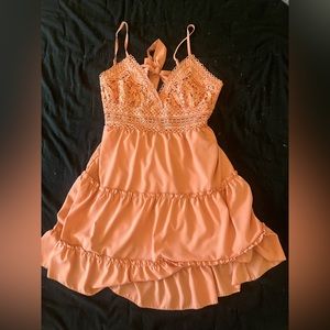 Pink/peach women’s sundress